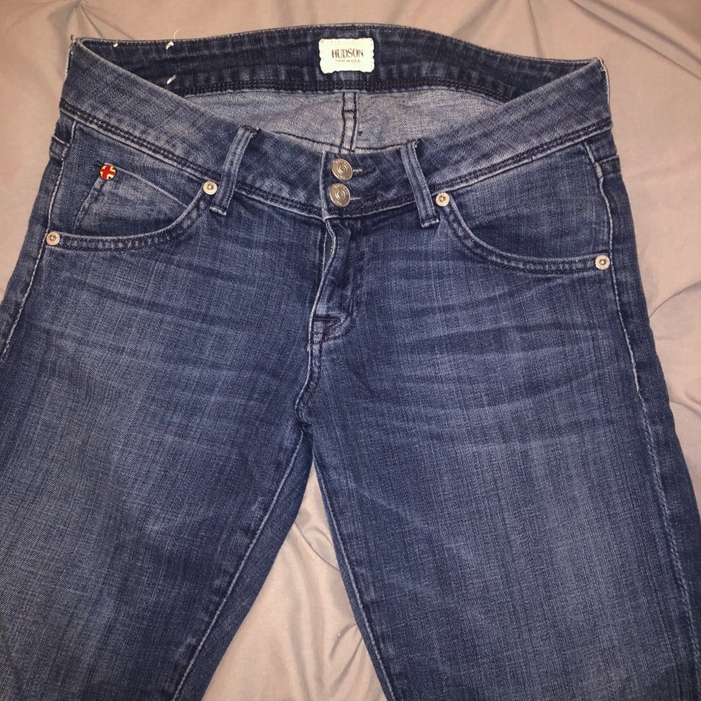 Hudson ankle straight leg Jeans